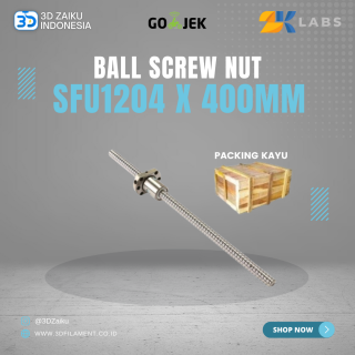 ZKLabs CNC Router Ball Screw SFU1204 with Ball Screw Nut 400 mm Length